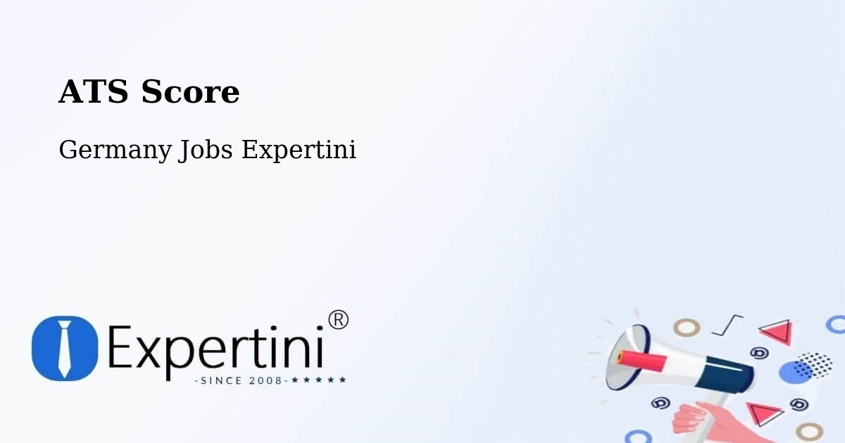 Resume ATS Score & Job Description Match Tool – Frechen - Germany Jobs Expertini