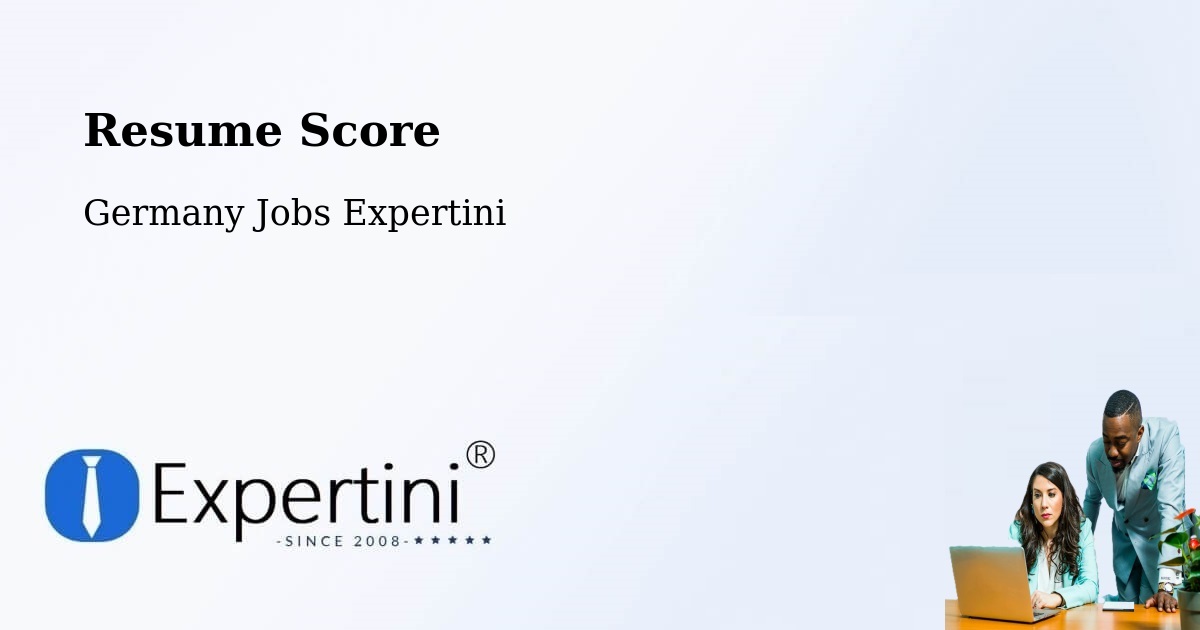 Resume Score & Job Description Match Tool – Frechen - Germany Jobs Expertini
